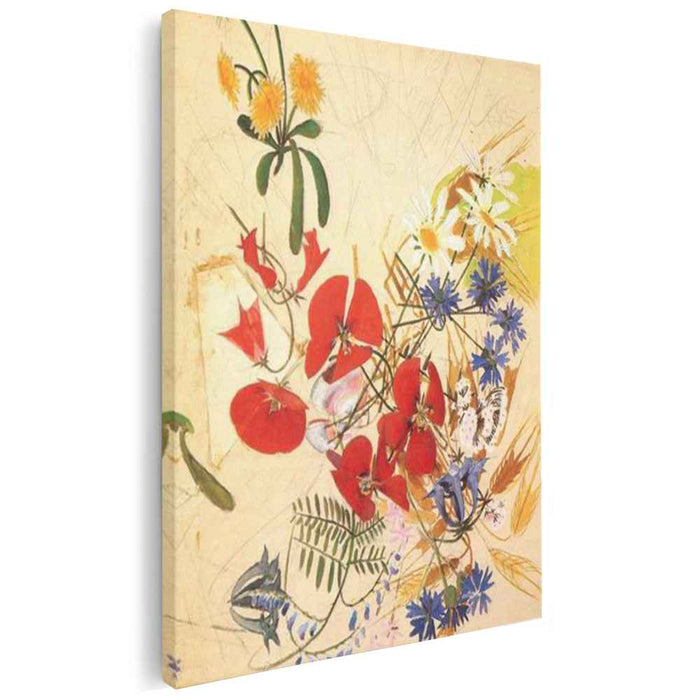 Field flowers (1884) by Mikhail Vrubel