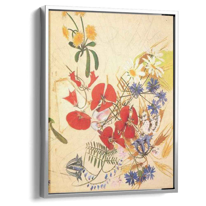 Field flowers (1884) by Mikhail Vrubel