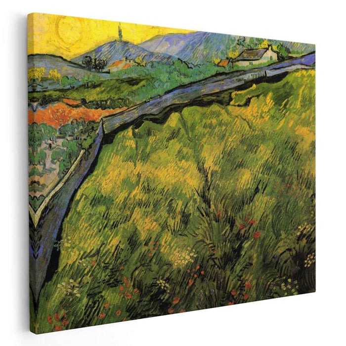 Field of Spring Wheat at Sunrise (1889) by Vincent van Gogh