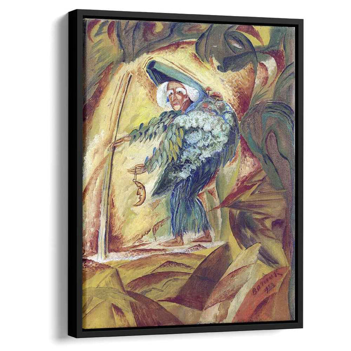 Fifty-thousand-years-old woman on Mars (1922) by David Burliuk