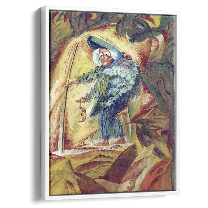 Fifty-thousand-years-old woman on Mars (1922) by David Burliuk