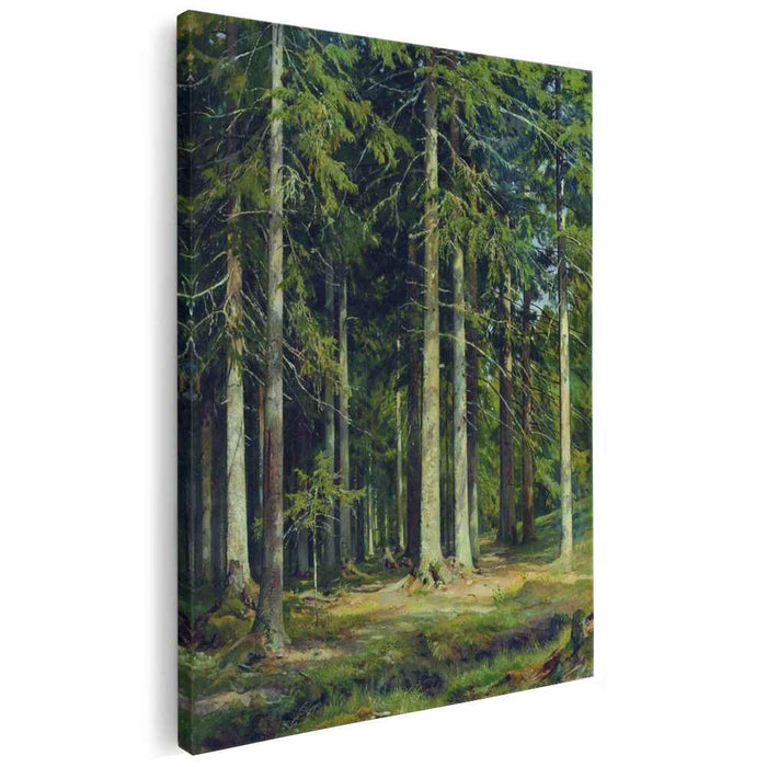 Fir forest (1891) by Ivan Shishkin