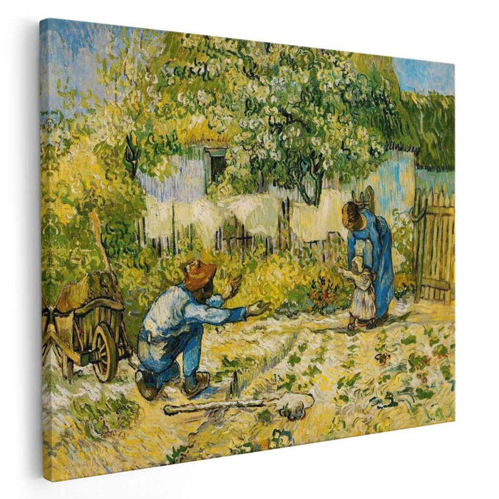 First Steps (after Millet) (1890) by Vincent van Gogh