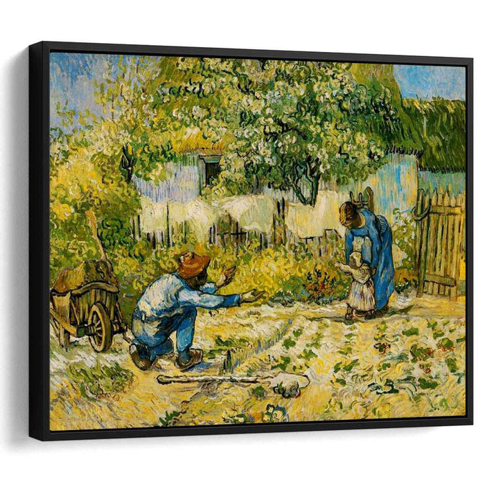 First Steps (after Millet) (1890) by Vincent van Gogh