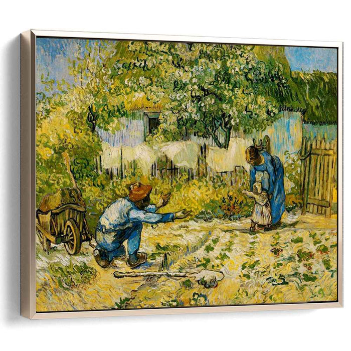 First Steps (after Millet) (1890) by Vincent van Gogh