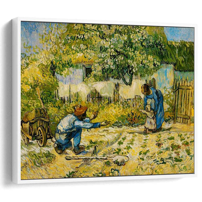 First Steps (after Millet) (1890) by Vincent van Gogh