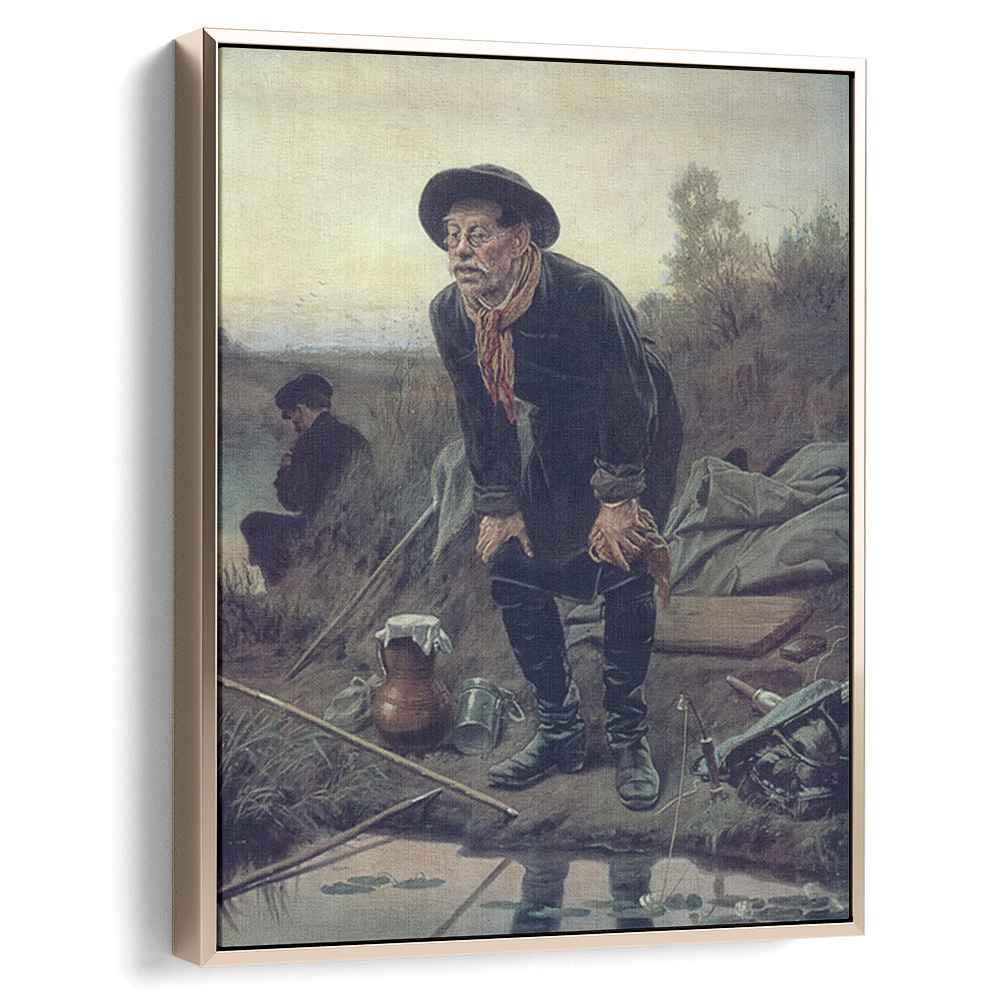 Fisherman (1871) by Vasily Perov - Canvas Artwork — Kanvah