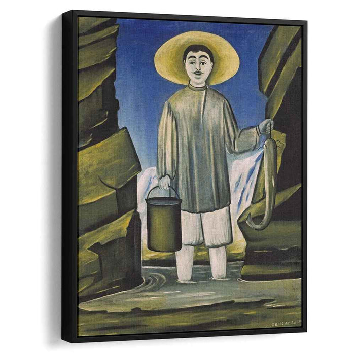 Fisherman among Rocks (1906) by Niko Pirosmani