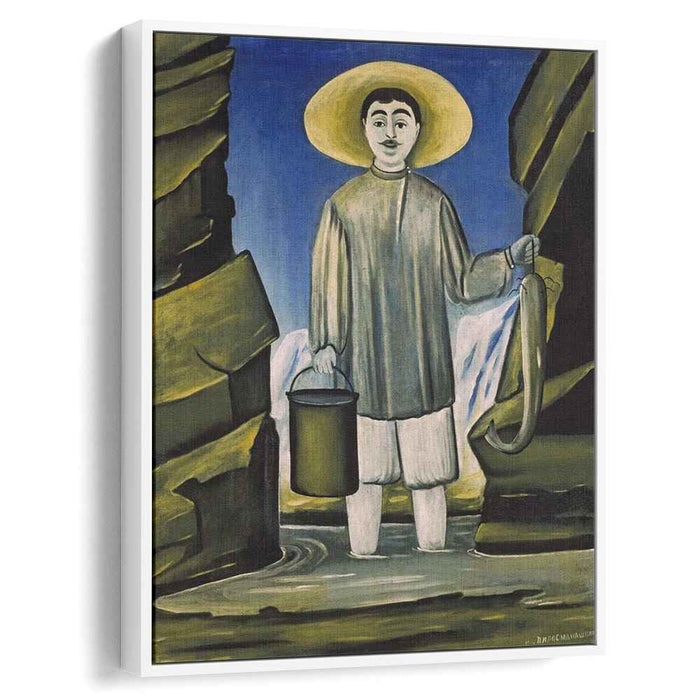 Fisherman among Rocks (1906) by Niko Pirosmani