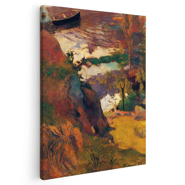 Fisherman and bathers on the Aven (1888) by Paul Gauguin