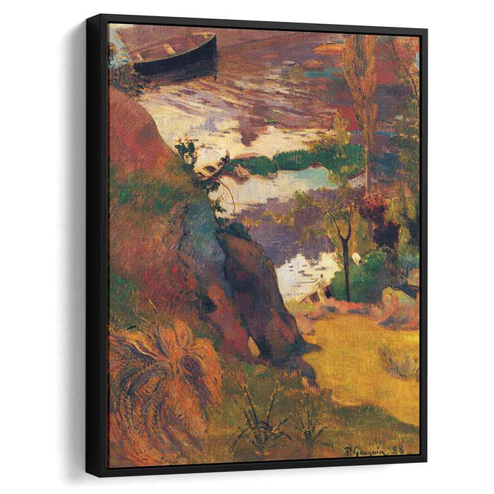 Fisherman and bathers on the Aven (1888) by Paul Gauguin