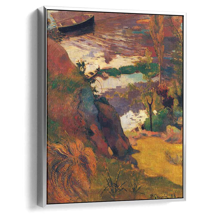 Fisherman and bathers on the Aven (1888) by Paul Gauguin