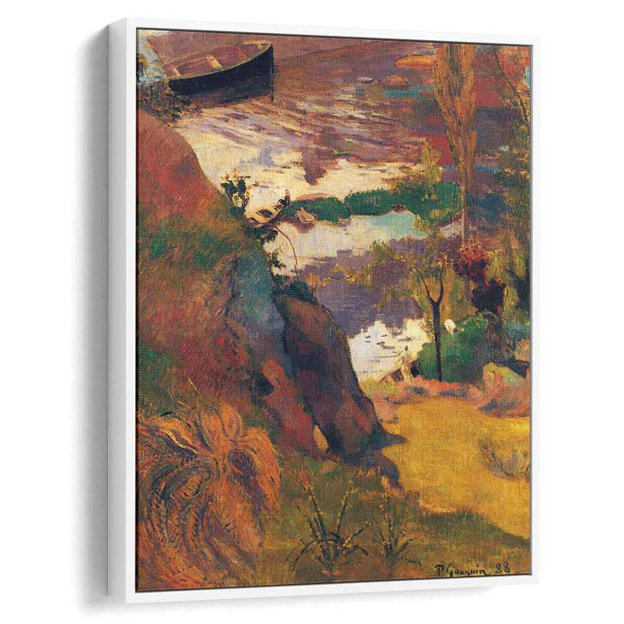 Fisherman and bathers on the Aven (1888) by Paul Gauguin