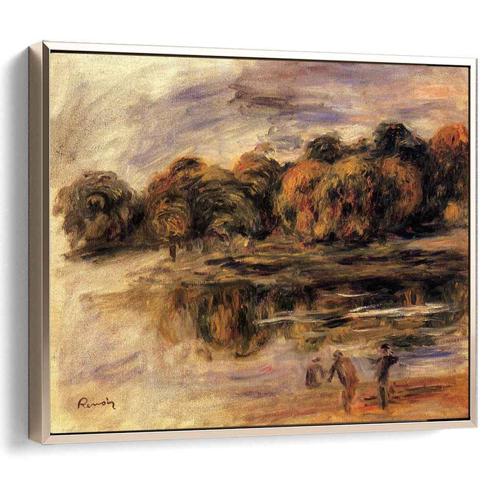 Fishermen by a Lake by Pierre-Auguste Renoir