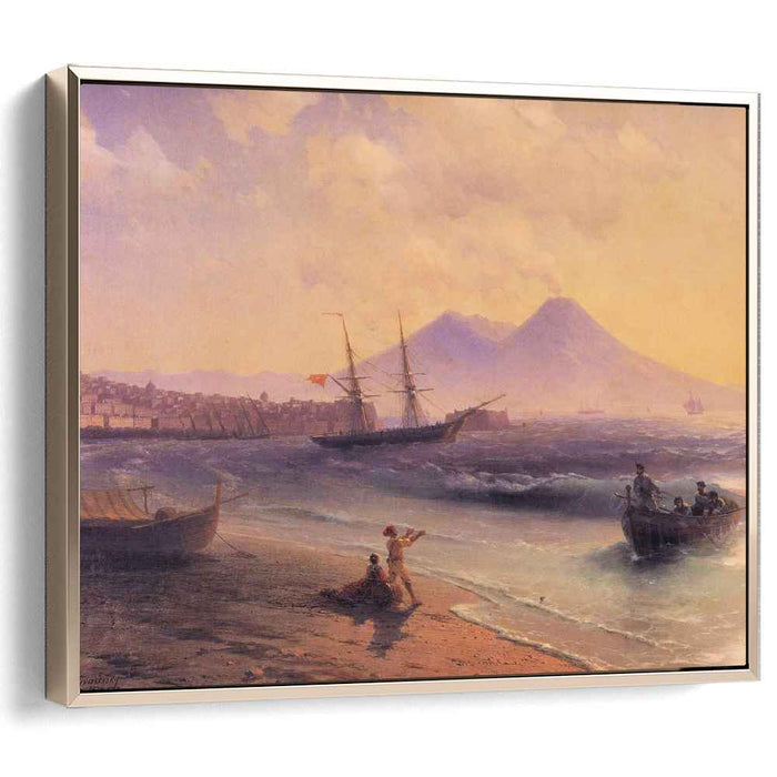 Fishermen Returning Near Naples (1874) by Ivan Aivazovsky