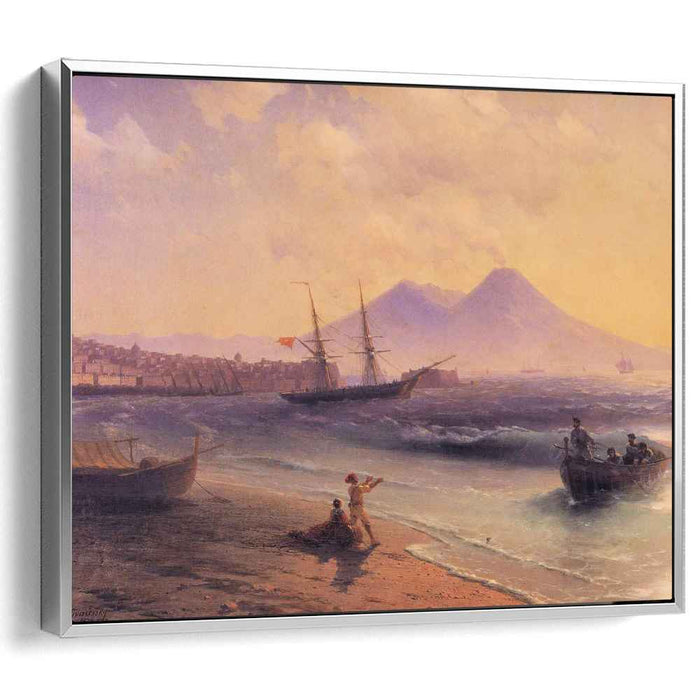 Fishermen Returning Near Naples (1874) by Ivan Aivazovsky