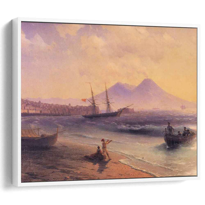 Fishermen Returning Near Naples (1874) by Ivan Aivazovsky