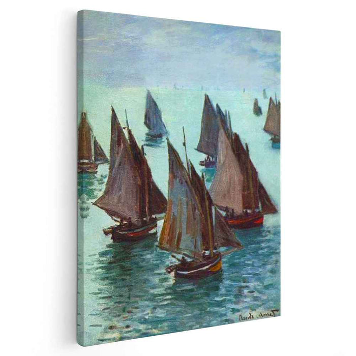 Fishing Boats, Calm Sea by Claude Monet