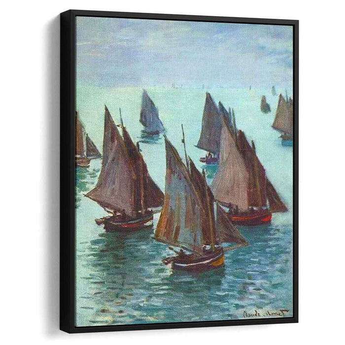 Fishing Boats, Calm Sea by Claude Monet