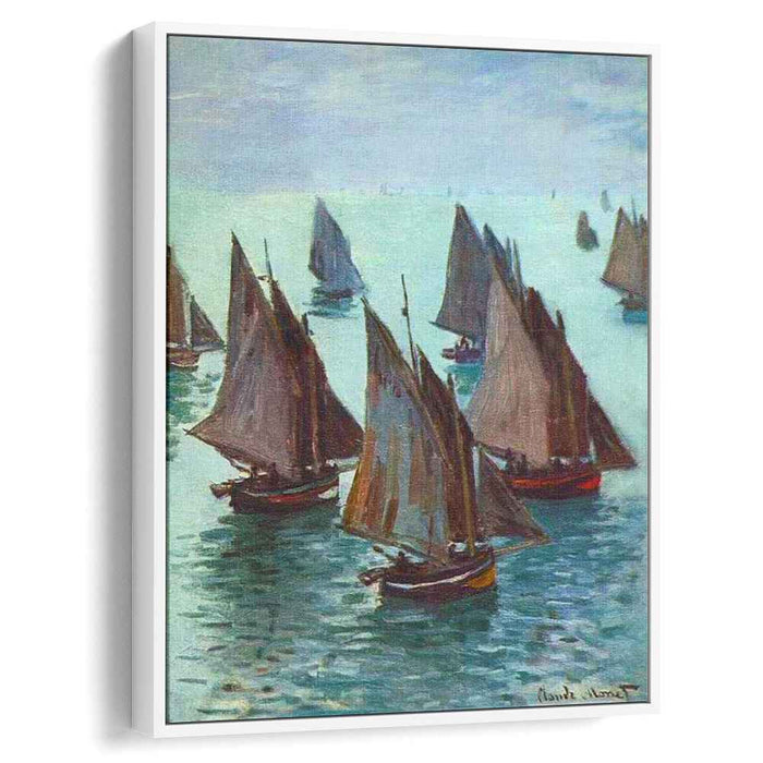 Fishing Boats, Calm Sea by Claude Monet