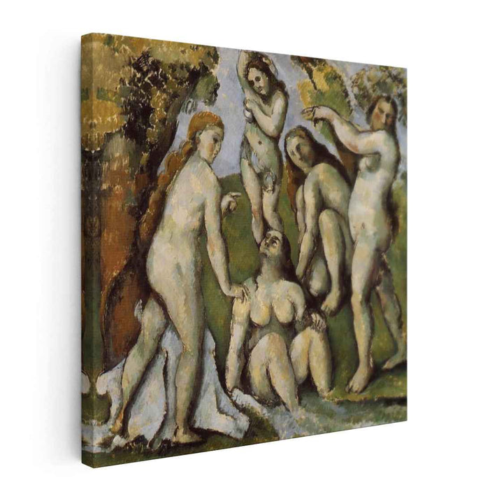 Five Bathers (1887) by Paul Cezanne