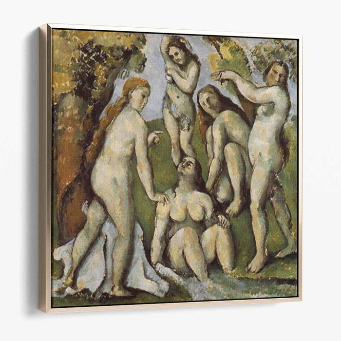 Five Bathers (1887) by Paul Cezanne