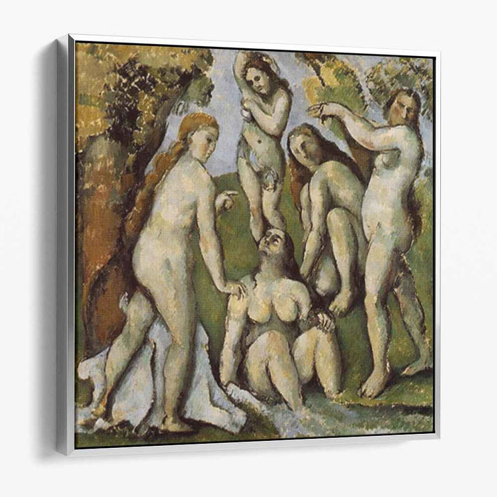 Five Bathers (1887) by Paul Cezanne