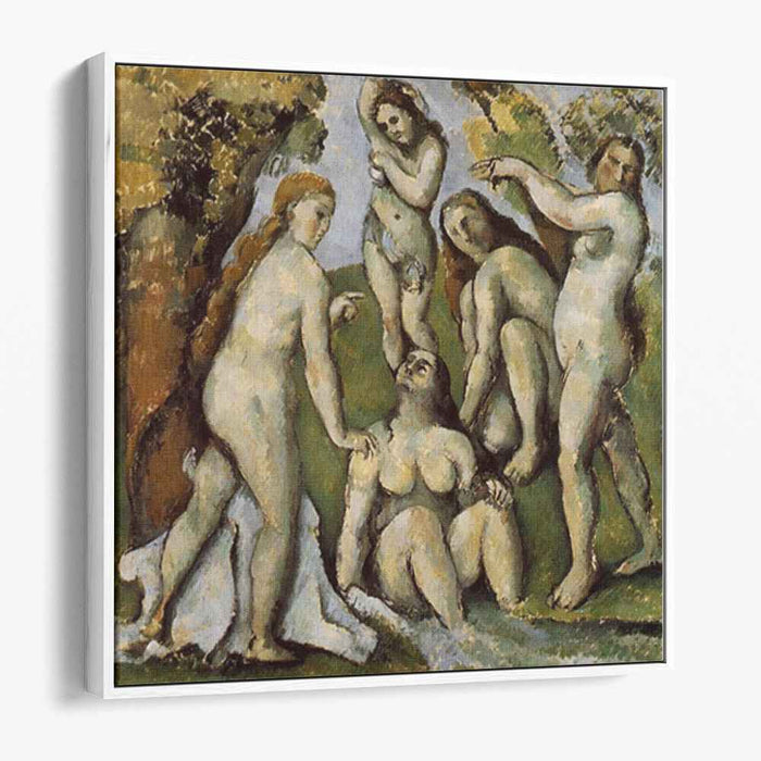 Five Bathers (1887) by Paul Cezanne