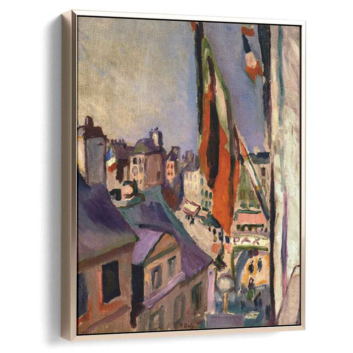 Flag Decorated Street (1906) by Pierre-Auguste Renoir