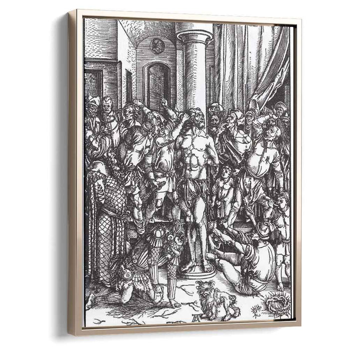 Flagellation of Christ (1497) by Albrecht Durer
