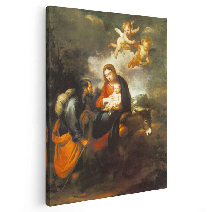 Flight into Egypt (1660) by Bartolome Esteban Murillo