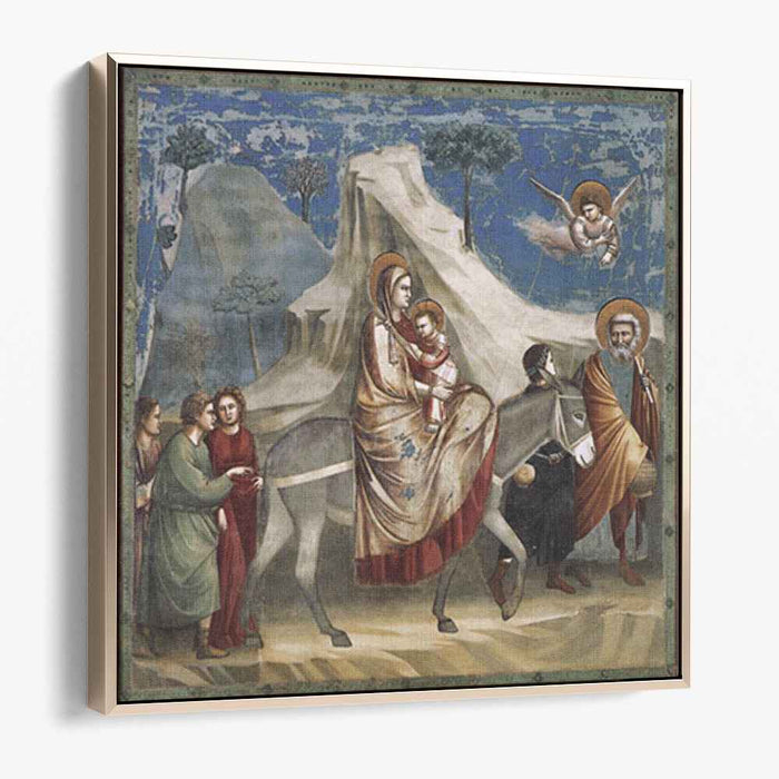Flight into Egypt (1306) by Giotto