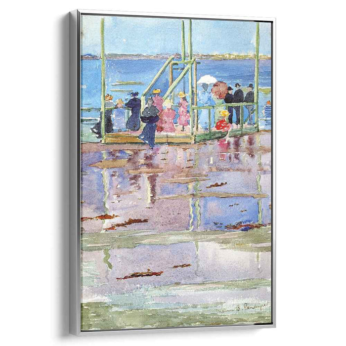 Float at Low Tide, Revere Beach (also known as People at the Beach) by Maurice Prendergast