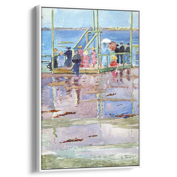 Float at Low Tide, Revere Beach (also known as People at the Beach) by Maurice Prendergast