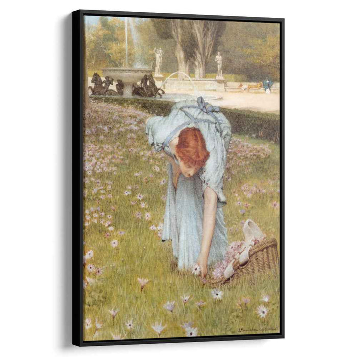 Flora Spring in the Gardens of the Villa Borghese (1877) by Sir Lawrence Alma-Tadema