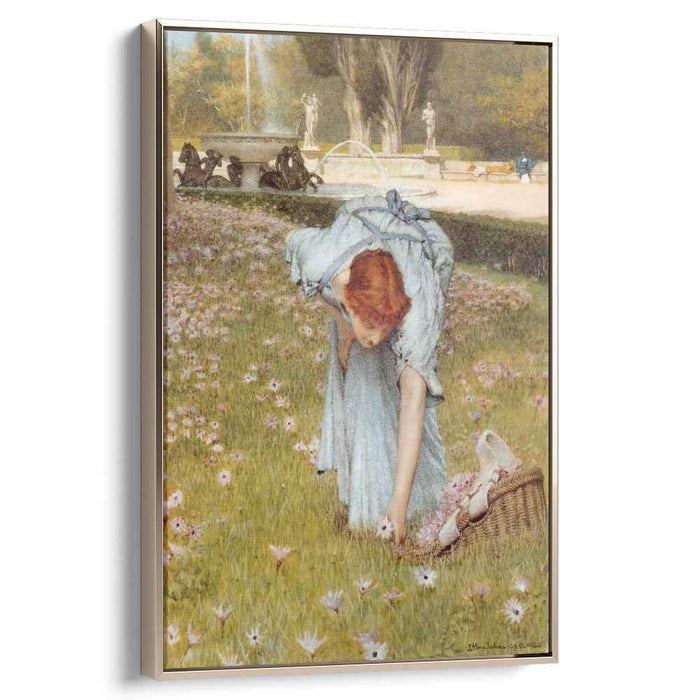 Flora Spring in the Gardens of the Villa Borghese (1877) by Sir Lawrence Alma-Tadema