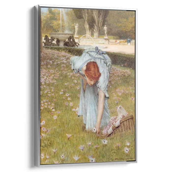 Flora Spring in the Gardens of the Villa Borghese (1877) by Sir Lawrence Alma-Tadema