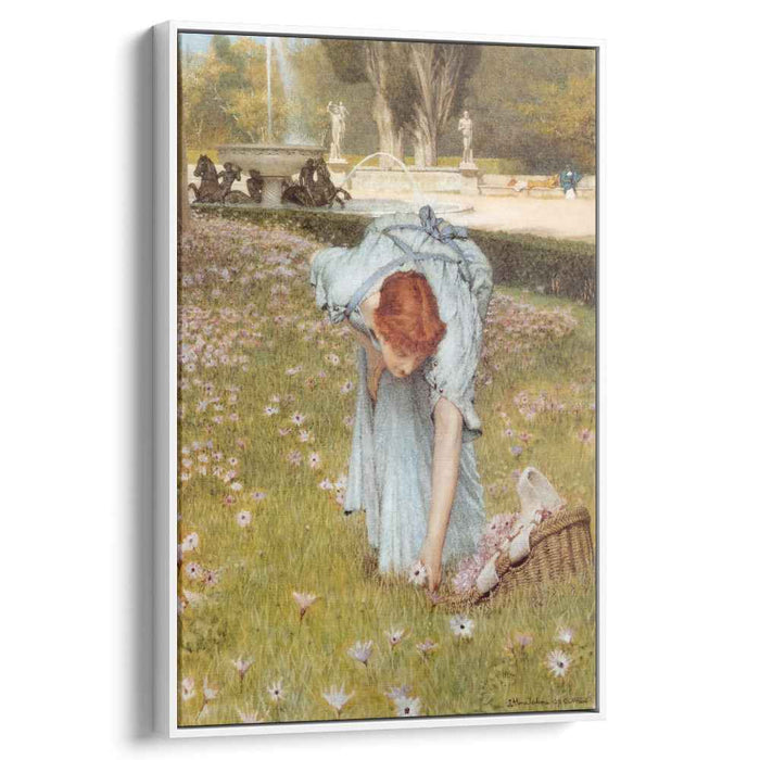 Flora Spring in the Gardens of the Villa Borghese (1877) by Sir Lawrence Alma-Tadema
