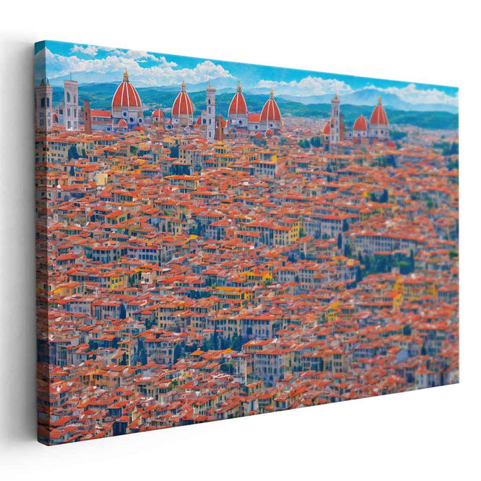 Florence Rooftops: A Panoramic View of the Duomo