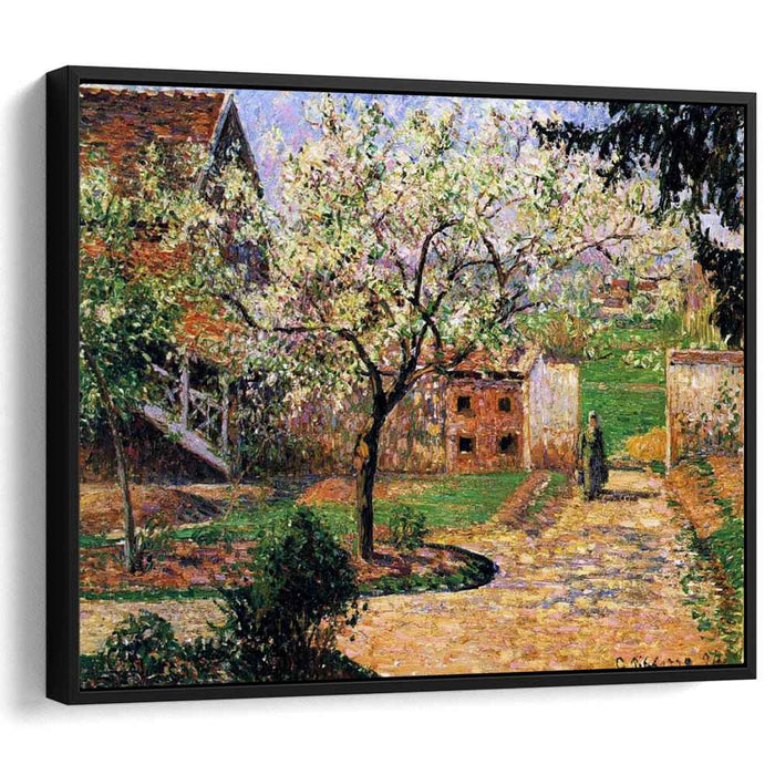 Flowering Plum Tree, Eragny by Camille Pissarro