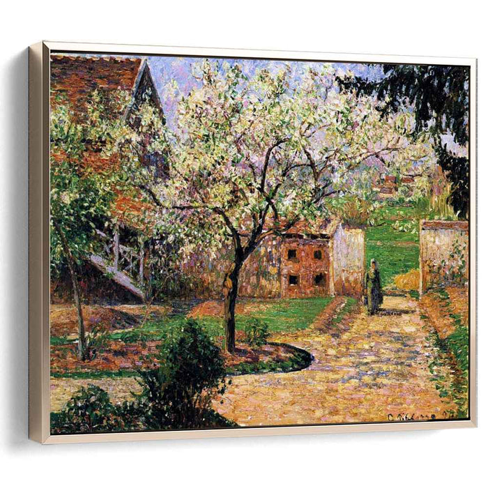 Flowering Plum Tree, Eragny by Camille Pissarro