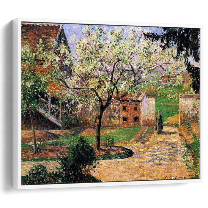 Flowering Plum Tree, Eragny by Camille Pissarro