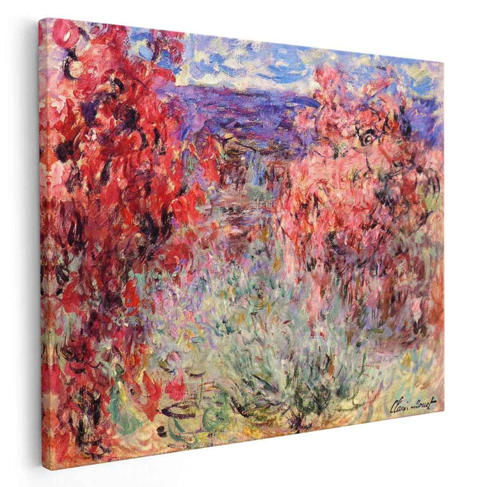 The House Among the Roses (1925) by Claude Monet