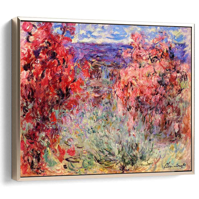 The House Among the Roses (1925) by Claude Monet