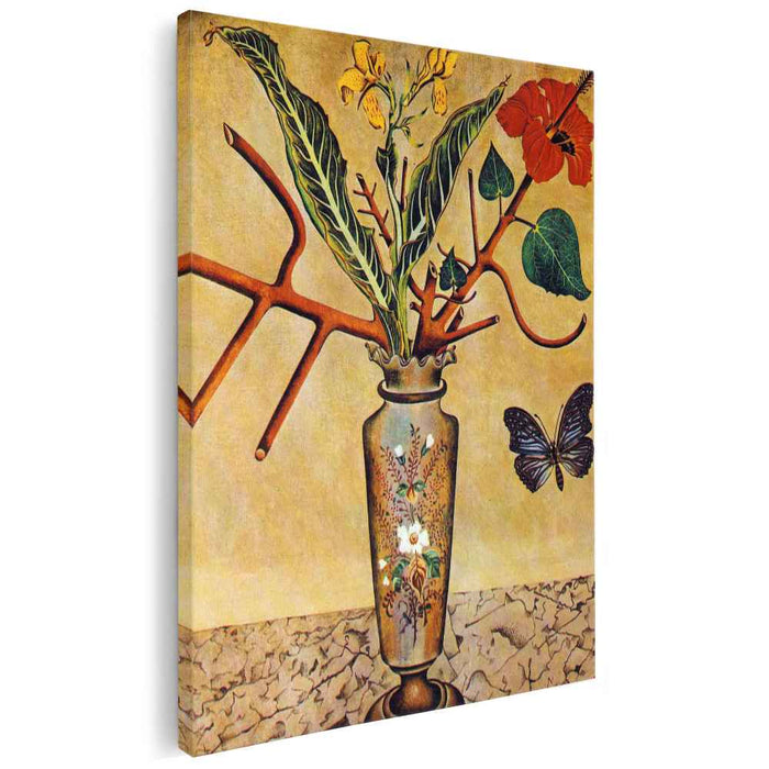 Flowers and Butterfly (1922) by Joan Miro