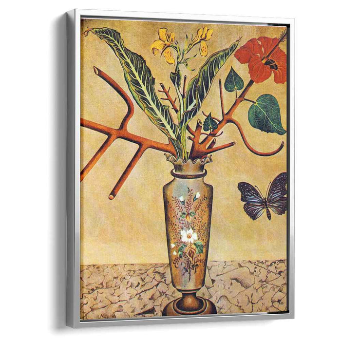 Flowers and Butterfly (1922) by Joan Miro