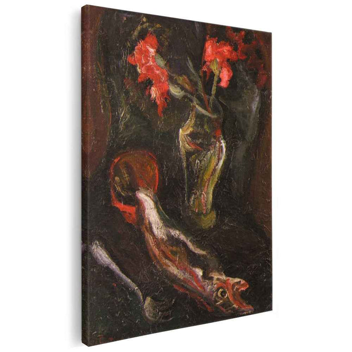 Flowers and Fish (1919) by Chaim Soutine