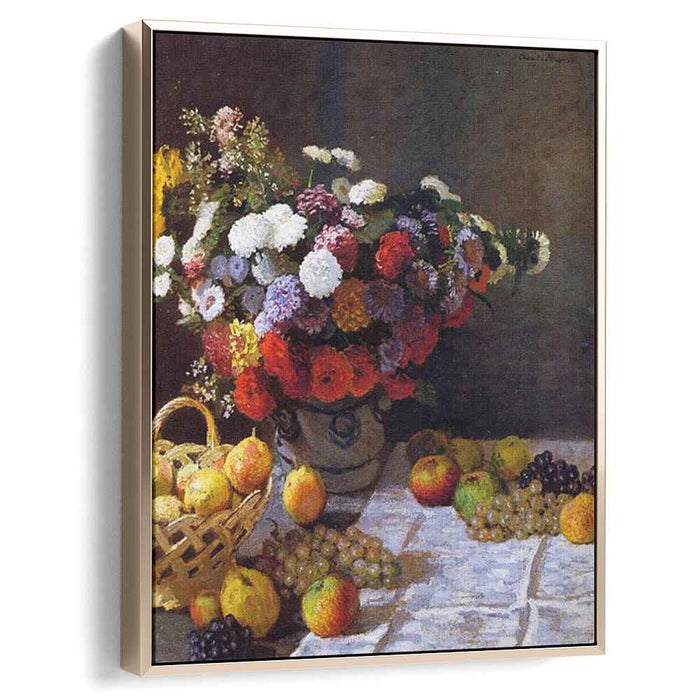 Flowers and Fruit (1869) by Claude Monet