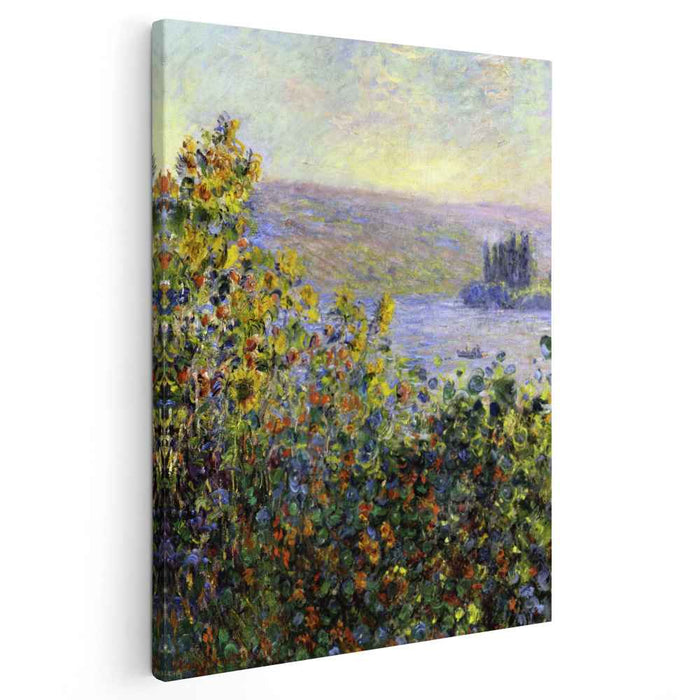 Flowers Beds at Vetheuil (1881) by Claude Monet