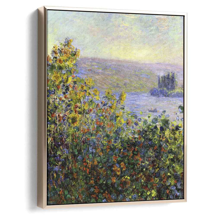 Flowers Beds at Vetheuil (1881) by Claude Monet